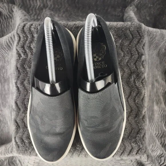 Vince Camuto VP-KORLI2 Dark Gray Camo Slip On Sneakers Casual Shoes 7M - Picture 8 of 11